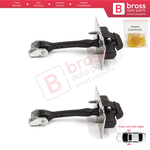 2 Pieces Front Door Hinge Stop Check Strap Limiter for Citroen C Elysee Peugeot 301 9675585080 