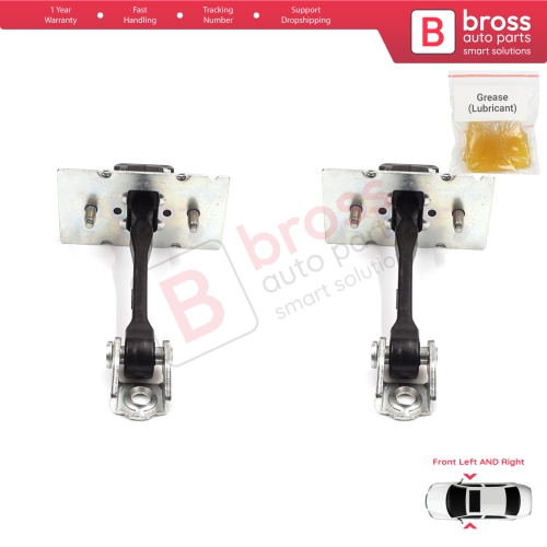 2 Pieces Front Door Hinge Stop Check Strap Limiter for Citroen C Elysee Peugeot 301 9675585080 