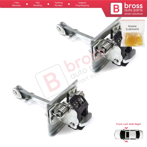 2 Pieces Front Door Hinge Stop Check Strap Limiter for Peugeot 308 MK1 4/5 Door 2007-2013 9181N2