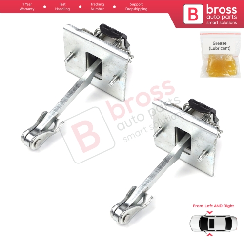 2 Pieces Front Door Hinge Stop Check Strap Limiter for Peugeot 308 MK1 4/5 Door 2007-2013 9181N2