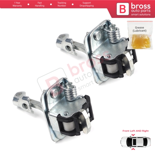 2 Pieces Front Door Hinge Stop Check Strap Limiter for Peugeot Partner Citroen Berlingo Tepee 2008-2018 9181P2