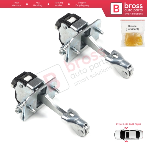 2 Pieces Front Door Hinge Stop Check Strap Limiter for Peugeot Partner Citroen Berlingo Tepee 2008-2018 9181P2