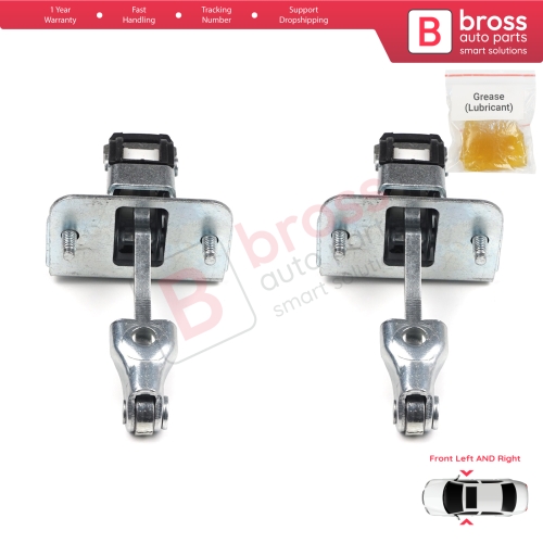 2 Pieces Front Door Hinge Stop Check Strap Limiter for Peugeot Partner Citroen Berlingo Tepee 2008-2018 9181P2