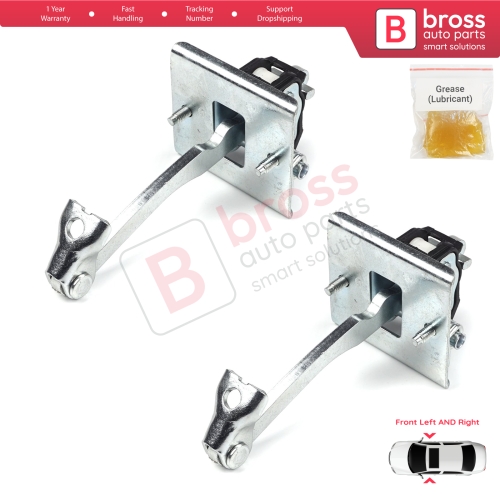 2 Pieces Front Door Hinge Stop Check Strap Limiter for Peugeot 3008 MK1 5008 MK1 9181Q2 