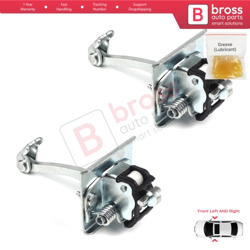 2 Pieces Front Door Hinge Stop Check Strap Limiter for Peugeot 3008 MK1 5008 MK1 9181Q2 