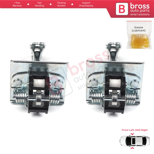2 Pieces Front Door Hinge Stop Check Strap Limiter for Peugeot 3008 MK1 5008 MK1 9181Q2 