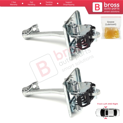 2 Pieces Front Door Hinge Stop Check Strap Limiter for Peugeot 3008 MK1 5008 MK1 9181Q2 