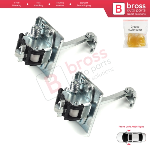 2 Pieces Front Door Hinge Stop Check Strap Limiter for Peugeot 3008 MK1 5008 MK1 9181Q2 