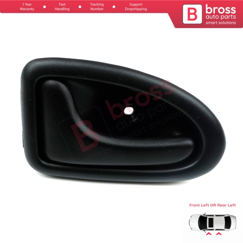 Interior Door Handle Front or Rear Left Door Black 7700434716 for Renault Clio 2 Scenic 1 Trafic Logan 1 Daily 3 Master 2 Movano A Interstar