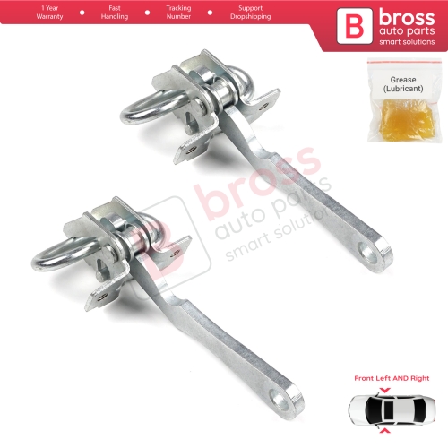 2 Pieces Front Door Hinge Stop Check Strap Limiter for Citroen Relay MK1 230 244 1994-2006 918179