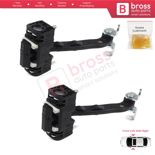 2 Pieces Front Door Hinge Stop Check Strap Limiter for Citroen Relay Jumper MK2 250 290 2006-On 9181N9