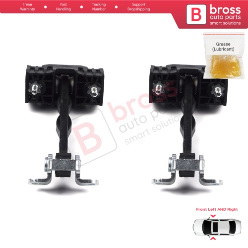 2 Pieces Front Door Hinge Stop Check Strap Limiter for Citroen Relay Jumper MK2 250 290 2006-On 9181N9