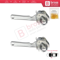 2 Pieces Front Door Hinge Stop Check Strap Limiter for Citroen Jumper MK1 230 244 1994-2006 918179