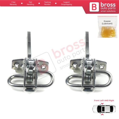 2 Pieces Front Door Hinge Stop Check Strap Limiter for Citroen Jumper MK1 230 244 1994-2006 918179