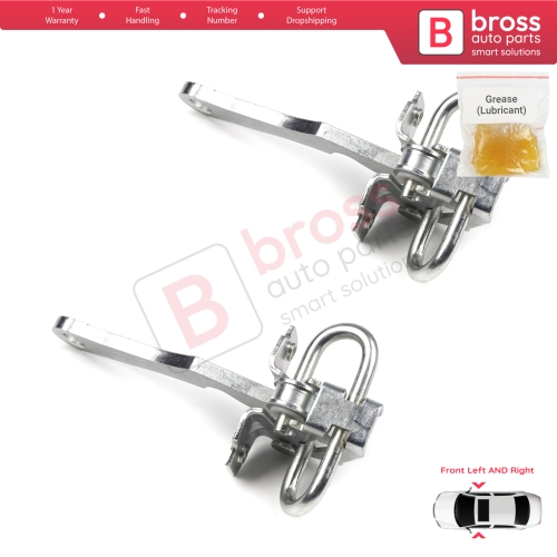 2 Pieces Front Door Hinge Stop Check Strap Limiter for Citroen Jumper MK1 230 244 1994-2006 918179