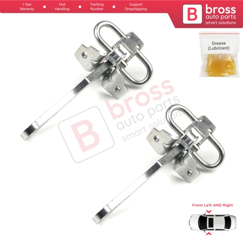 2 Pieces Front Door Hinge Stop Check Strap Limiter for Citroen Jumper MK1 230 244 1994-2006 918179