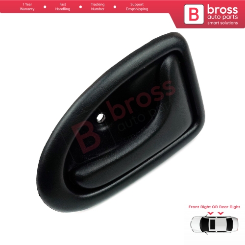 Interior Door Handle Front or Rear Right Door Black 7700434717 for Renault Clio 2 Scenic 1 Trafic Logan 1 Daily 3 Master 2 Movano A Interstar