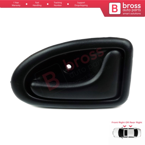 Interior Door Handle Front or Rear Right Door Black 7700434717 for Renault Clio 2 Scenic 1 Trafic Logan 1 Daily 3 Master 2 Movano A Interstar