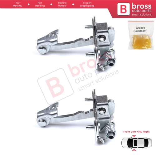 2 Pieces Front Door Hinge Stop Check Strap Limiter for Citroen C2 2003–On 9181H6