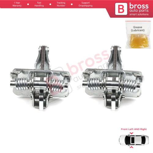 2 Pieces Front Door Hinge Stop Check Strap Limiter for Citroen C2 2003–On 9181H6