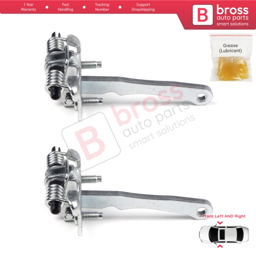 2 Pieces Front Door Hinge Stop Check Strap Limiter for Peugeot 306 1993-2002 918173