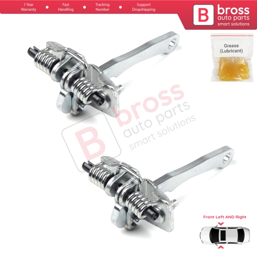 2 Pieces Front Door Hinge Stop Check Strap Limiter for Peugeot 306 1993-2002 918173