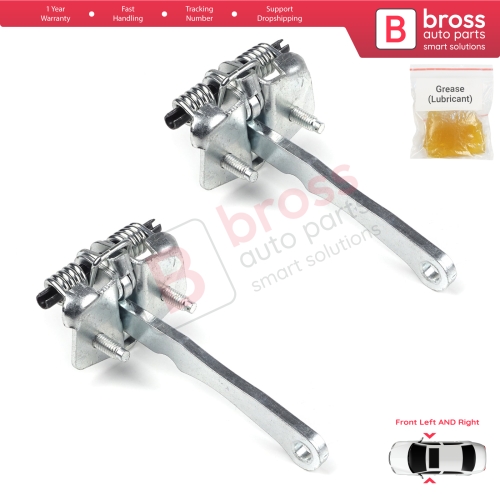 2 Pieces Front Door Hinge Stop Check Strap Limiter for Peugeot 306 1993-2002 918173