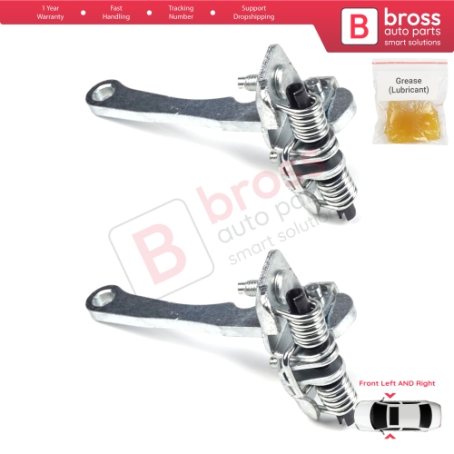 2 Pieces Front Door Hinge Stop Check Strap Limiter for Peugeot 306 1993-2002 918173