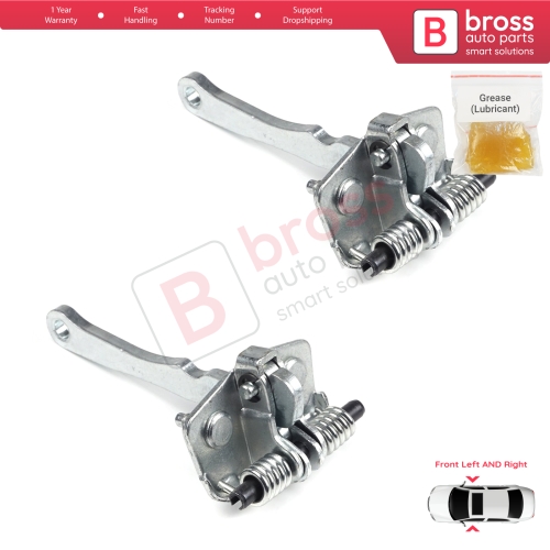 2 Pieces Front Door Hinge Stop Check Strap Limiter for Peugeot 306 1993-2002 918173