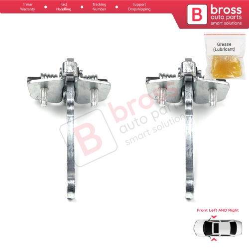 2 Pieces Front Door Hinge Stop Check Strap Limiter for Peugeot 306 1993-2002 918173