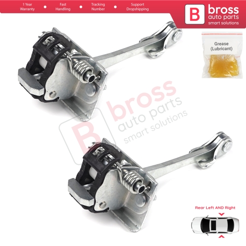 2 Pieces Rear Door Hinge Stop Check Strap Limiter for Peugeot 308 2007-2013 MK1 4/5 Door 9181N3
