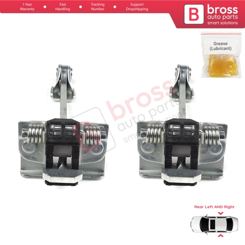 2 Pieces Rear Door Hinge Stop Check Strap Limiter for Peugeot 308 2007-2013 MK1 4/5 Door 9181N3