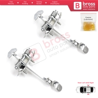 2 Pieces Rear Door Hinge Stop Check Strap Limiter for Peugeot 307 2000-2012 4/5-Door 9181K0