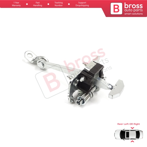 Rear Door Hinge Stop Check Strap Limiter 9181K0 for Peugeot 307 4/5-Door