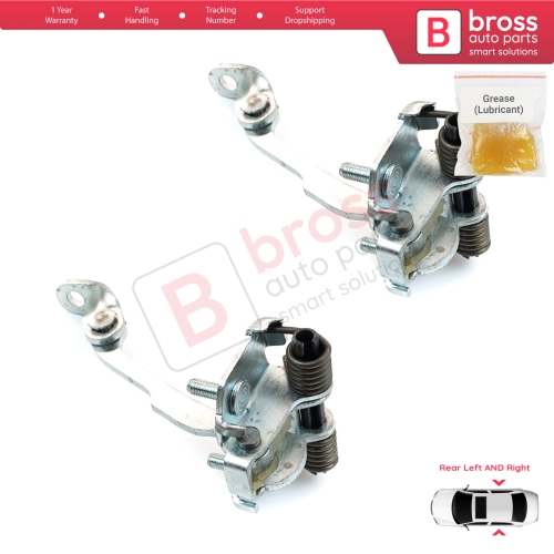 2 Pieces Rear Door Hinge Stop Check Strap Limiter for Citroen C3 MK1 MK2 2002-2016 9181.L9 