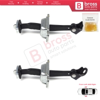 2 Pieces Front Door Hinge Stop Check Strap Limiter for Hyundai I30 MK1 FD 2006-2012 4/5 Door 793802L000
