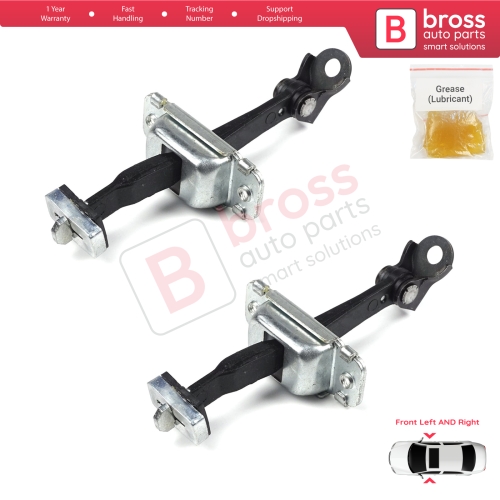 2 Pieces Front Door Hinge Stop Check Strap Limiter for Hyundai I30 MK1 FD 2006-2012 4/5 Door 793802L000