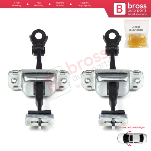 2 Pieces Front Door Hinge Stop Check Strap Limiter for Hyundai I30 MK1 FD 2006-2012 4/5 Door 793802L000
