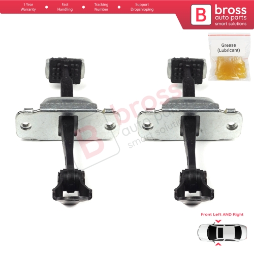 2 Pieces Front Door Hinge Stop Check Strap Limiter for Hyundai I30 MK1 FD 2006-2012 4/5 Door 793802L000