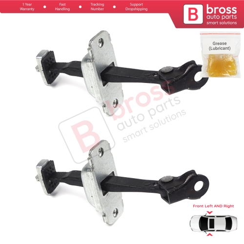 2 Pieces Front Door Hinge Stop Check Strap Limiter for Hyundai I30 MK1 FD 2006-2012 4/5 Door 793802L000