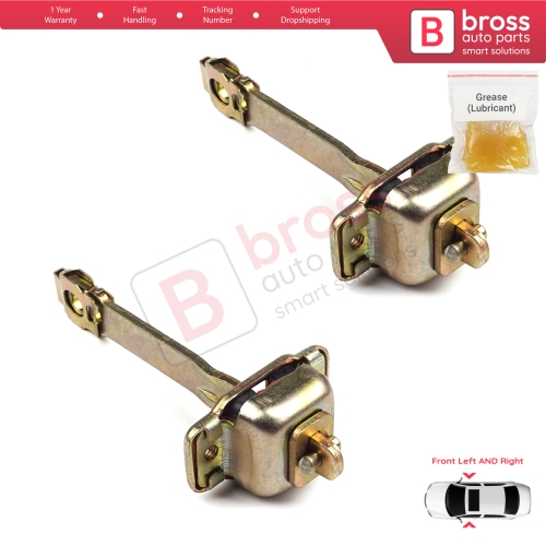 2 Pieces Front Door Hinge Stop Check Strap Limiter for VW Transporter T4 Caravelle EuroVan 1990-2004 701837249A