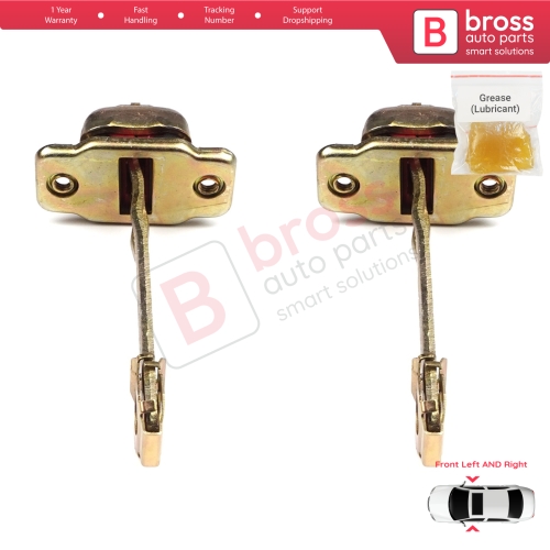 2 Pieces Front Door Hinge Stop Check Strap Limiter for VW Transporter T4 Caravelle EuroVan 1990-2004 701837249A