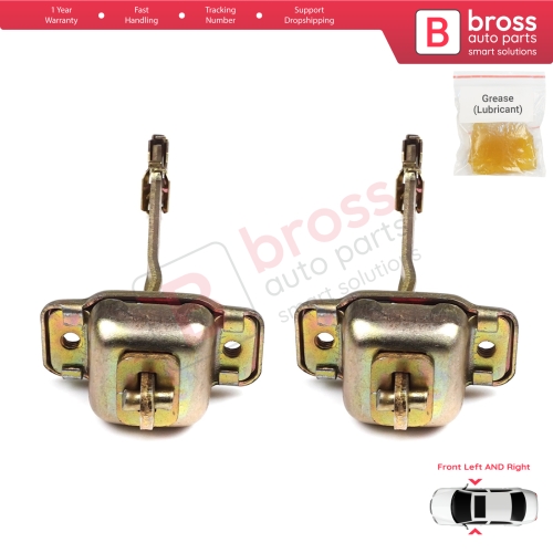 2 Pieces Front Door Hinge Stop Check Strap Limiter for VW Transporter T4 Caravelle EuroVan 1990-2004 701837249A