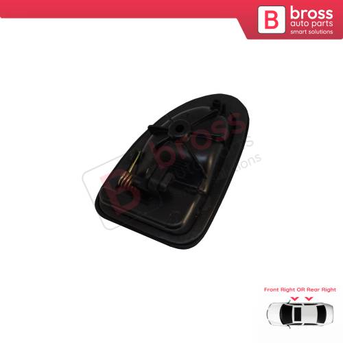Interior Door Handle Front or Rear Right Chrome Black 7700434717 for Renault Clio 2 Scenic 1 Trafic Logan 1 Daily 3 Master 2 Movano A Interstar
