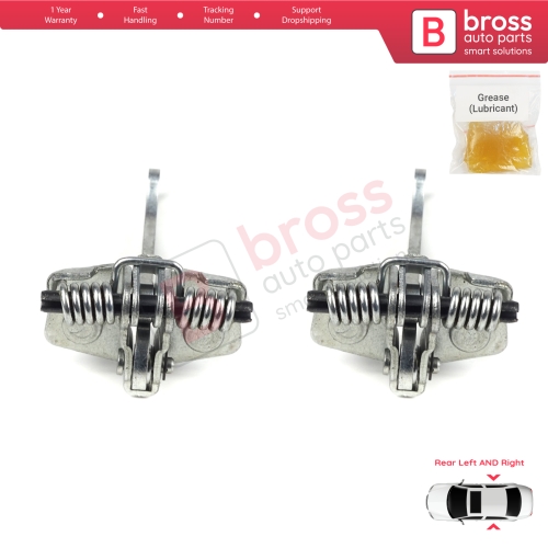 2 Pieces Rear Door Hinge Stop Check Strap Limiter for Peugeot 306 1993-2002 9181.72