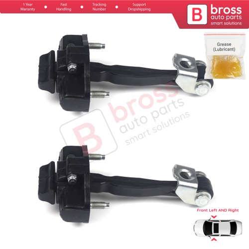 2 Pieces Front Door Hinge Stop Check Strap Limiter for Fiat Tipo 356 357 Egea 2015-On 51983934 