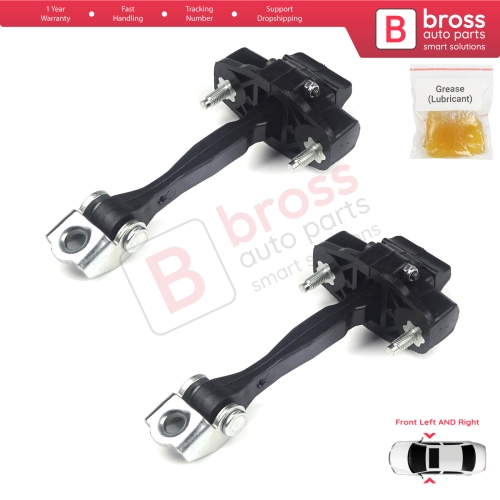 2 Pieces Front Door Hinge Stop Check Strap Limiter for Fiat Tipo 356 357 Egea 2015-On 51983934 