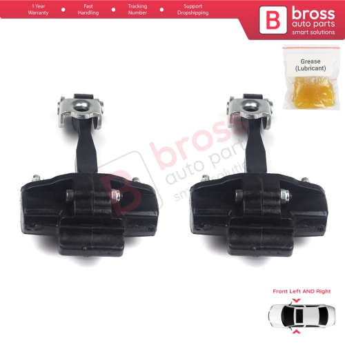 2 Pieces Front Door Hinge Stop Check Strap Limiter for Fiat Tipo 356 357 Egea 2015-On 51983934 