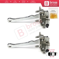 2 Pieces Front Rear OR Door Hinge Stop Check Strap Limiter for Peugeot 205 309 405 918146
