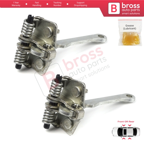 2 Pieces Front Rear OR Door Hinge Stop Check Strap Limiter for Peugeot 205 309 405 918146